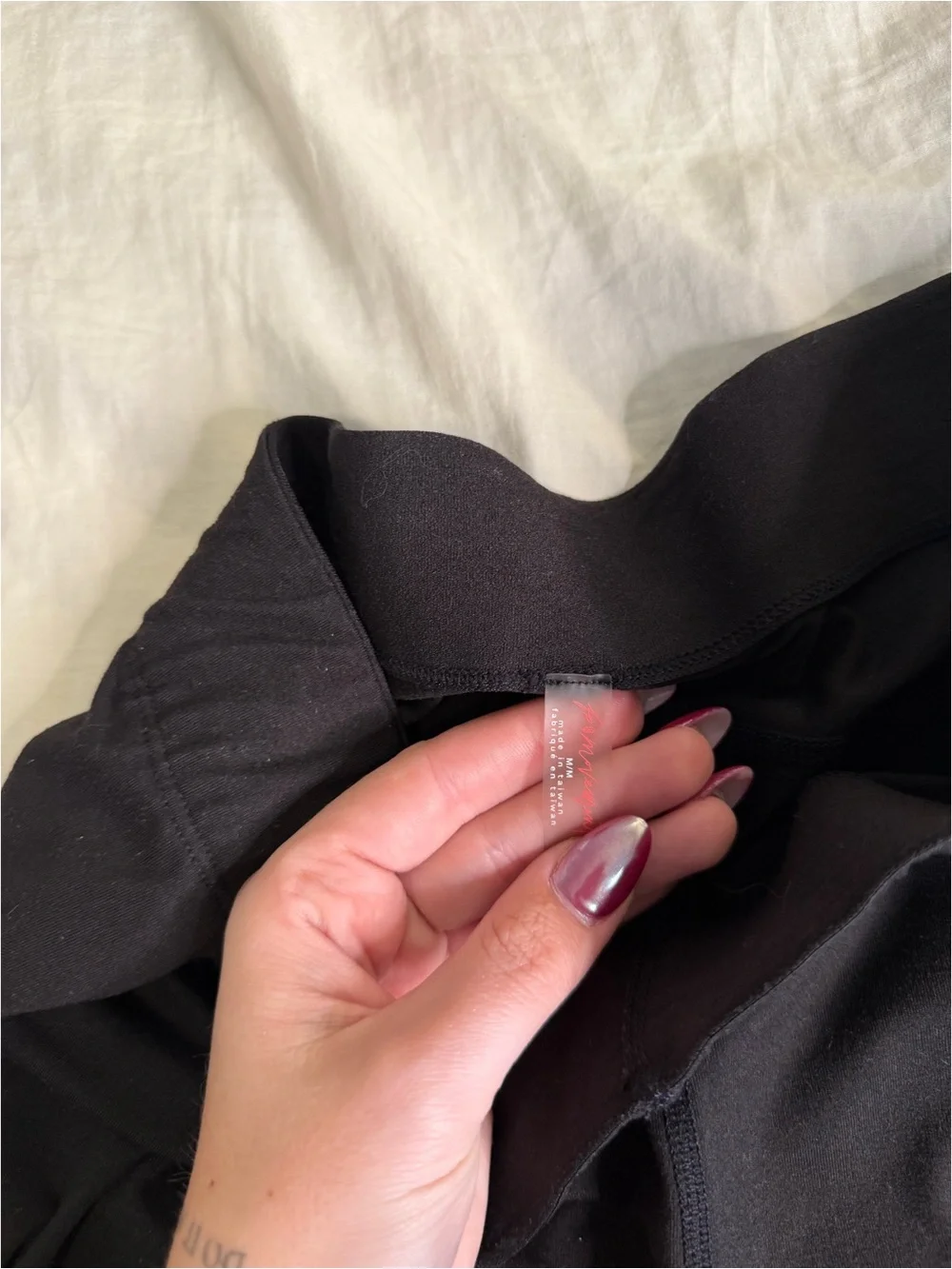 High-Waist Black Active Jogger Pants - Picture 5 of 6